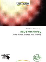 5806 Archieroy,6138765559,9786138765554