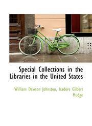 Special Collections in the Libraries in the United States,111713640X,9781117136400