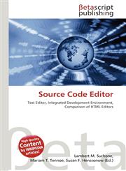 Source Code Editor,613353494X,9786133534940