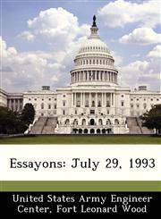 Essayons July 29, 1993,1288521707,9781288521708
