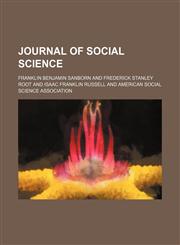Journal of Social Science (Volume 32-34),1150897112,9781150897115