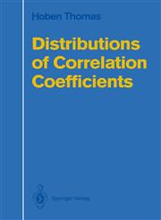 Distributions of Correlation Coefficients,0387968636,9780387968636