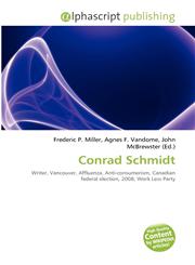Conrad Schmidt,613432860X,9786134328609