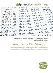 Augustus De Morgan,6130241062,9786130241063