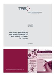 Electronic petitioning and modernization of petitioning systems in Europe,373579033X,9783735790330