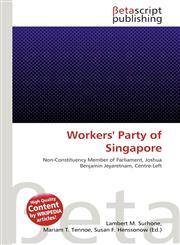 Workers' Party of Singapore,6133433647,9786133433649