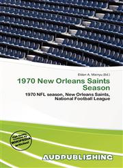 1970 New Orleans Saints Season,6136566583,9786136566580