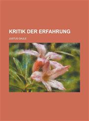 Kritik Der Erfahrung,123610014X,9781236100146