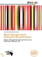 West Bengal Joint Entrance Examination,6139323584,9786139323586