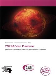 29244 Van Damme,6138525825,9786138525820