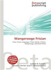 Wangerooge Frisian,6133105828,9786133105829