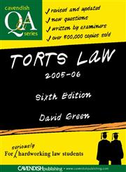Torts Law Q&A 2005-2006 6/e (Questions & Answers S.),1859419615,9781859419618