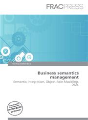 Business semantics management,6135986325,9786135986327