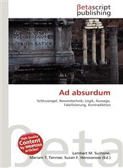 Ad absurdum,6131100403,9786131100406