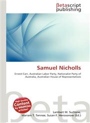 Samuel Nicholls,6135490567,9786135490565