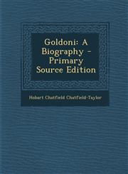 Goldoni A Biography - Primary Source Edition,1287957528,9781287957522