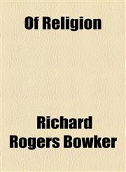Of Religion,1154472027,9781154472028