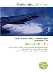 Dornier Do 10,6134182168,9786134182164