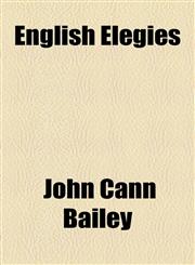 English Elegies,1154917126,9781154917123