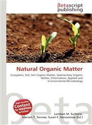Natural Organic Matter,6131448329,9786131448324