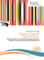 Charles Cuprill Oppenheimer,6138421523,9786138421528