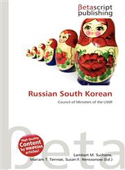Russian South Korean,3639920481,9783639920482