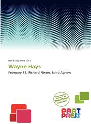 Wayne Hays,6138822536,9786138822530