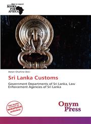 Sri Lanka Customs,6139183677,9786139183678