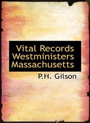 Vital Records Westministers Massachusetts,1110903022,9781110903023