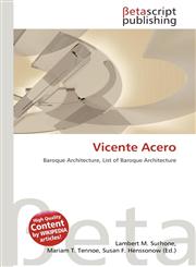 Vicente Acero,6133473800,9786133473805