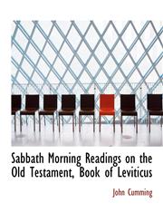 Sabbath Morning Readings on the Old Testament, Book of Leviticus,1116398745,9781116398748