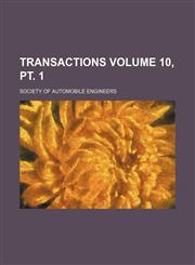Transactions Volume 10, pt. 1,1153182440,9781153182447
