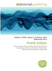 Frank Colyer,6135580493,9786135580495