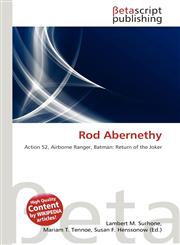 Rod Abernethy,613751997X,9786137519974
