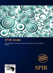 4718 Araki,6138765192,9786138765196