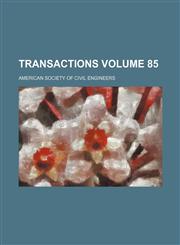 Transactions Volume 85,1153083809,9781153083805