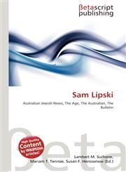 Sam Lipski,6135126784,9786135126785