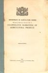 Co-Operative Marketing of Agricultural Produce