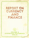 Report on Currency and Finance Statistical Statements, 1975-76 Vol. 2