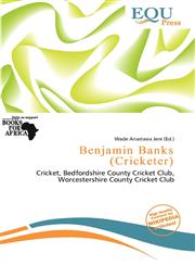 Benjamin Banks (Cricketer),6201290540,9786201290549
