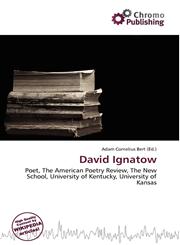 David Ignatow,6135841505,9786135841503