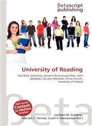 University of Reading,6133668520,9786133668522