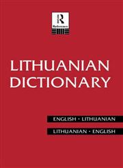 Lithuanian Dictionary Lithuanian-English, English-Lithuanian,0415128579,9780415128575