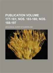 Publication Volume 177-181; nos. 183-186; nos. 188-197,123612345X,9781236123459