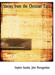 Stories from the Christian East,1116856565,9781116856569