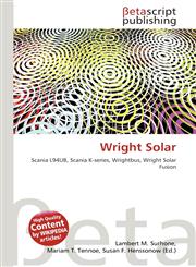 Wright Solar,6134742503,9786134742504