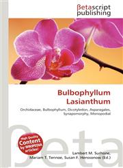 Bulbophyllum Lasianthum,6136244586,9786136244587