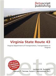 Virginia State Route 43,6134460885,9786134460880