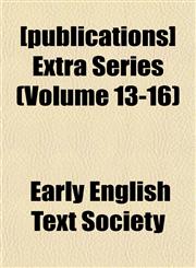[publications] Extra Series (Volume 13-16),1152698788,9781152698789