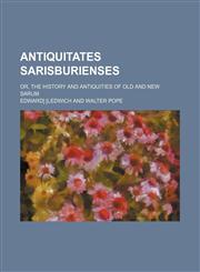 Antiquitates Sarisburienses; Or, the History and Antiquities of Old and New Sarum,1150541938,9781150541933